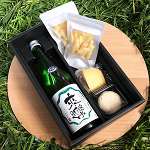 丹波チーズと日本酒セット